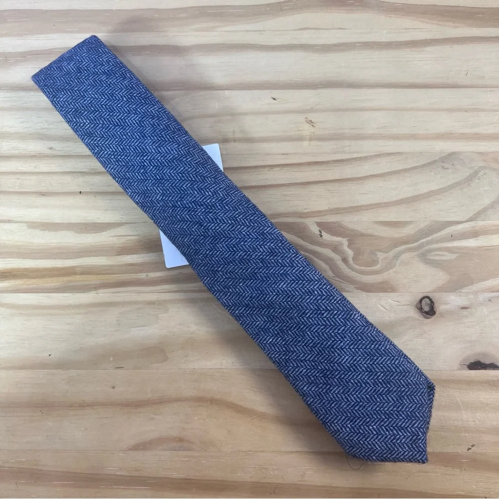 *2/$20* Nordstrom Navy Wool Blend Skinny Tie